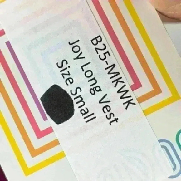 New Lularoe Joy Womens long vest duster size S 4-6 multicolored leaves - Picture 6 of 11